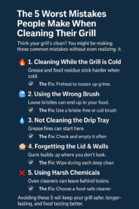 5 cleaning mistakes