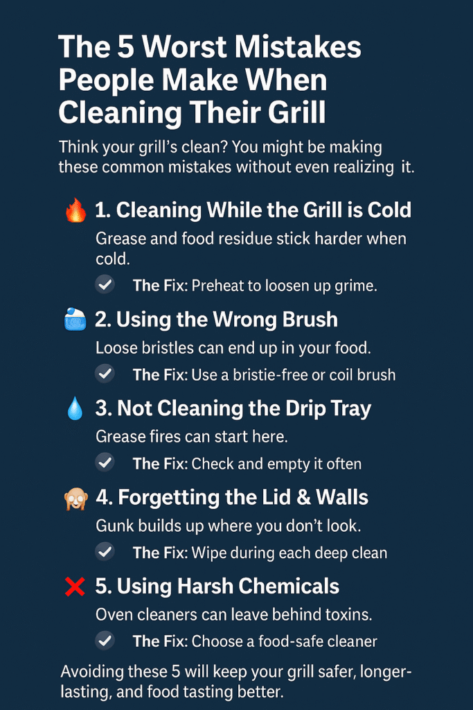 5 cleaning mistakes